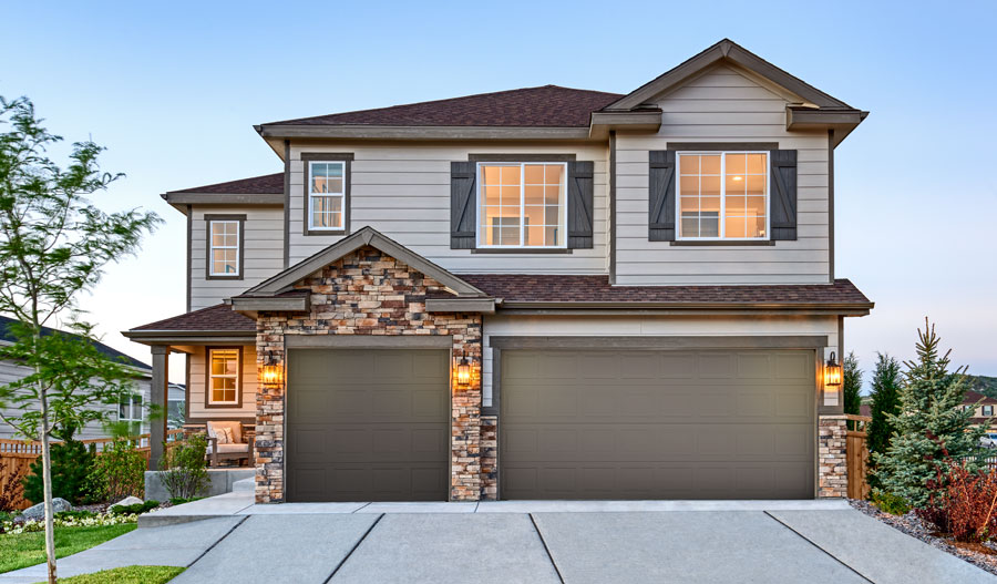 The Yorktown floorplan: Exterior