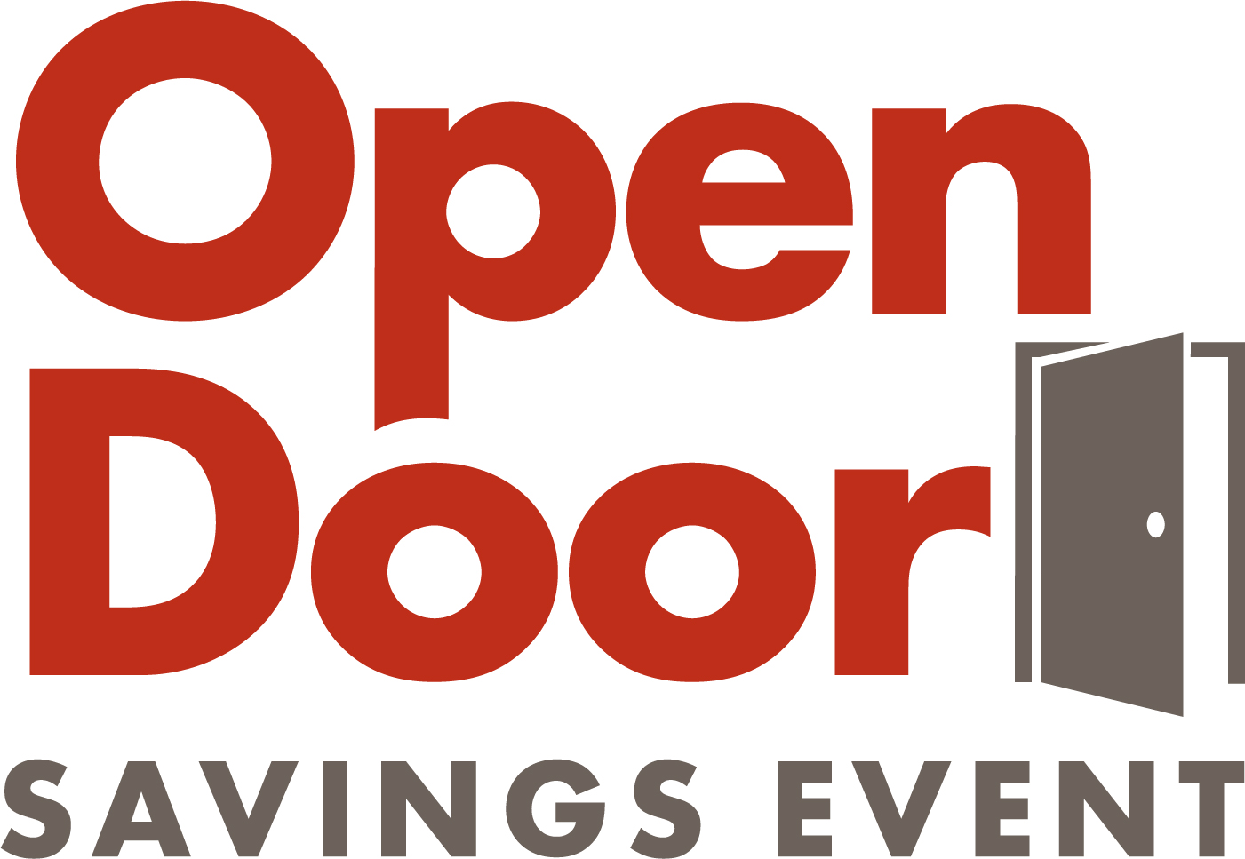 Open Door Savings Event logo