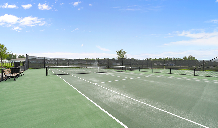 Tennis court in GreyHawk in Jacksonville