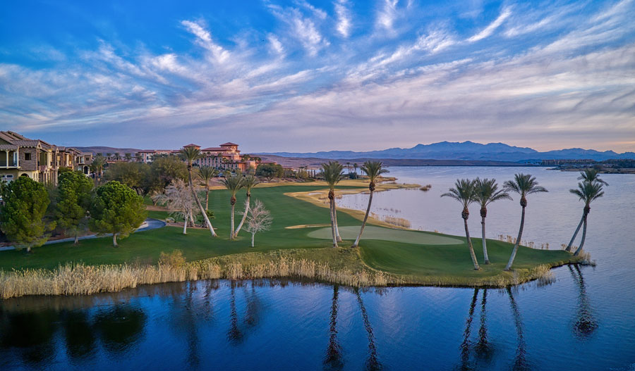 Golf course in Lake Las Vegas