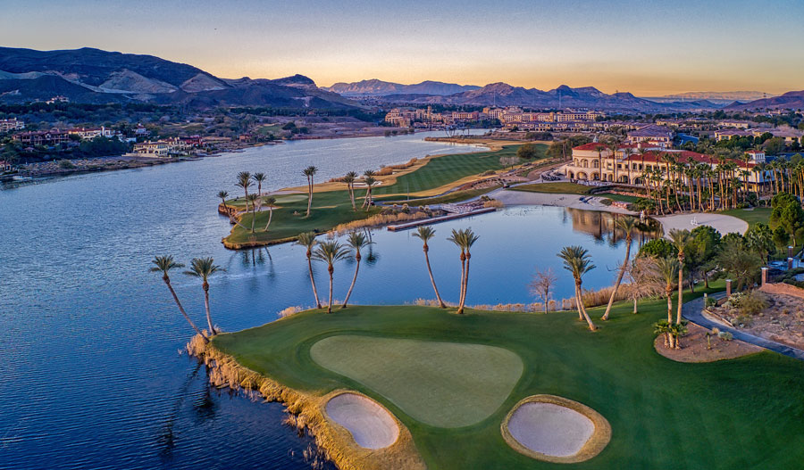 Golf course in Lake Las Vegas