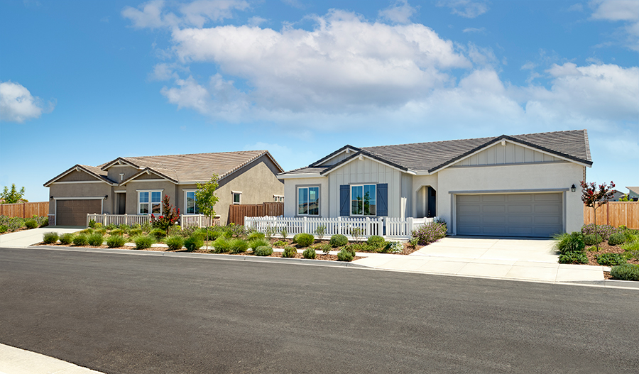 Streetscape at Harvest at Spring Lake