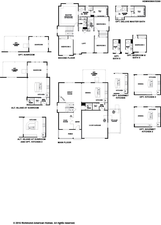 Hemingway II floor plan at Creekside at Buckley Ranch