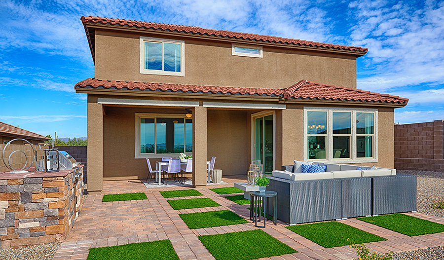 The Yorktown Patio of the Yorktown floor plan