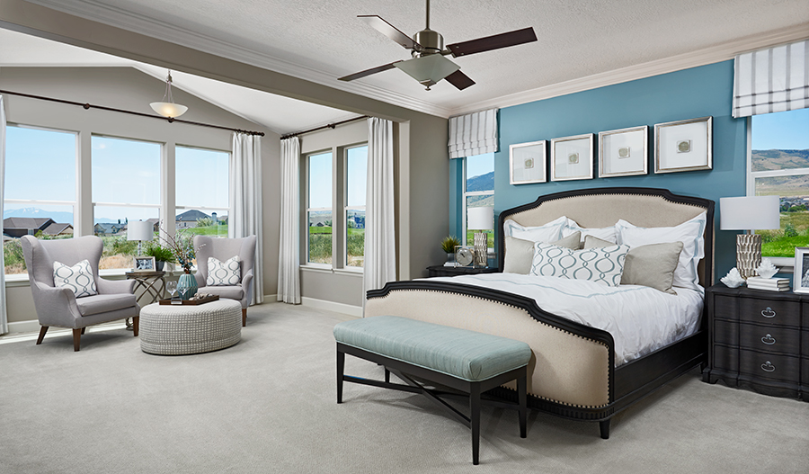 The Helena Owner's bedroom of the Helena floor plan