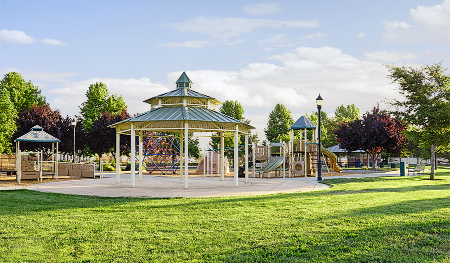 Community park in the Orchards Valley Glen community
