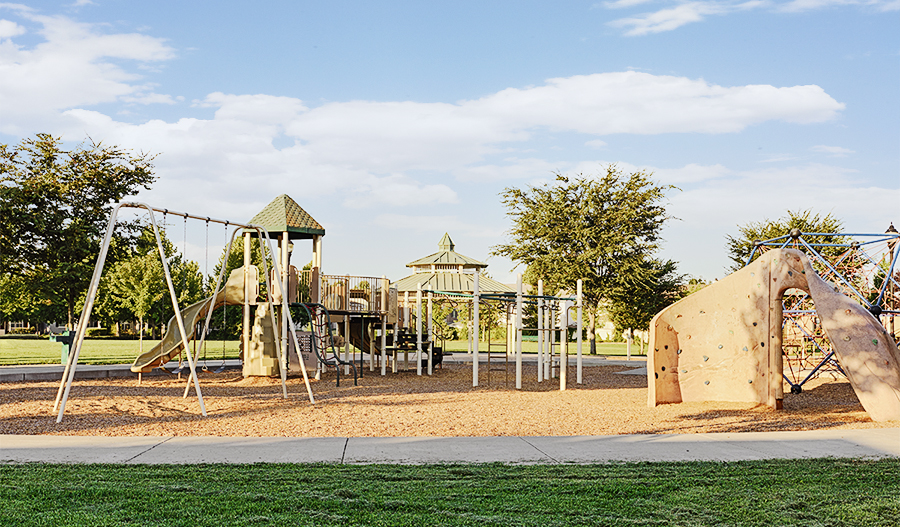 Community park in the Orchards at Valley Glen community