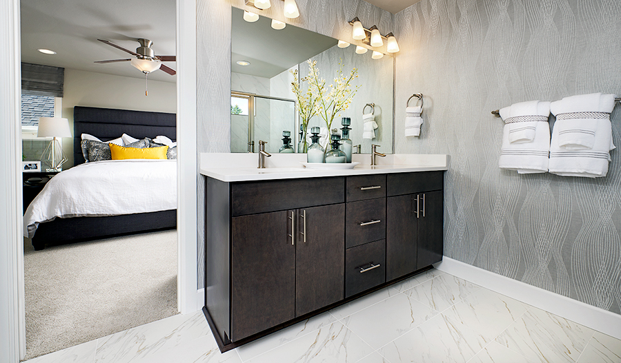 Owner's Bathroom Owner's bathroom of the Elbert plan in Westridge