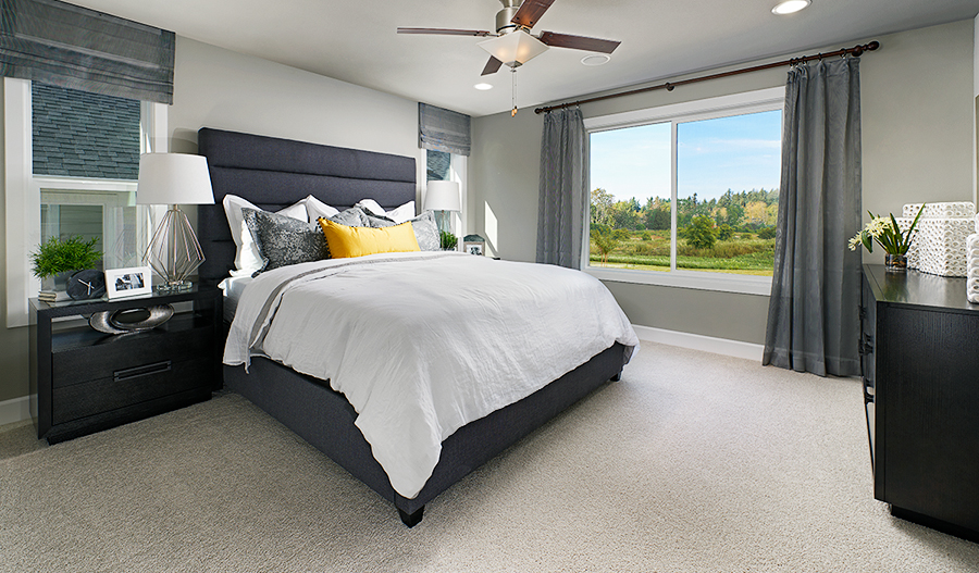 Owner's Bedroom Owner's bedroom of the Elbert plan in Westridge