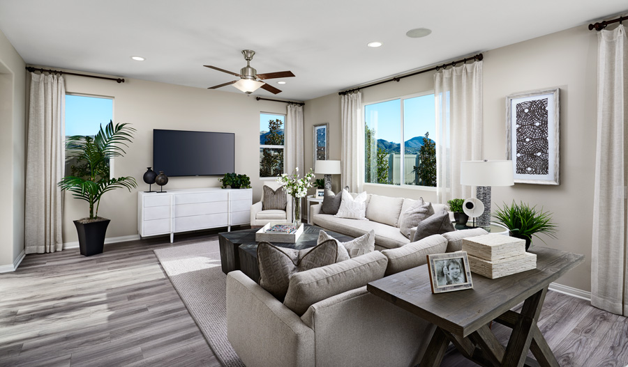 Family room of the Pearl in Sender at Summerly