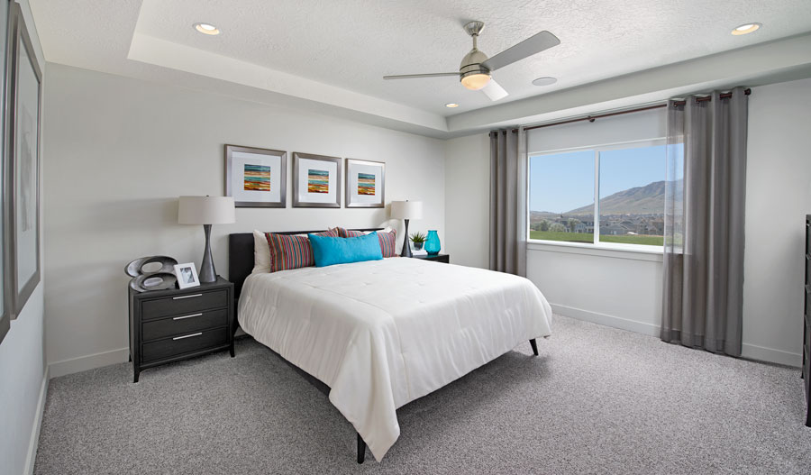 The Hemingway Owner's bedroom of the Hemingway plan in Wildflower