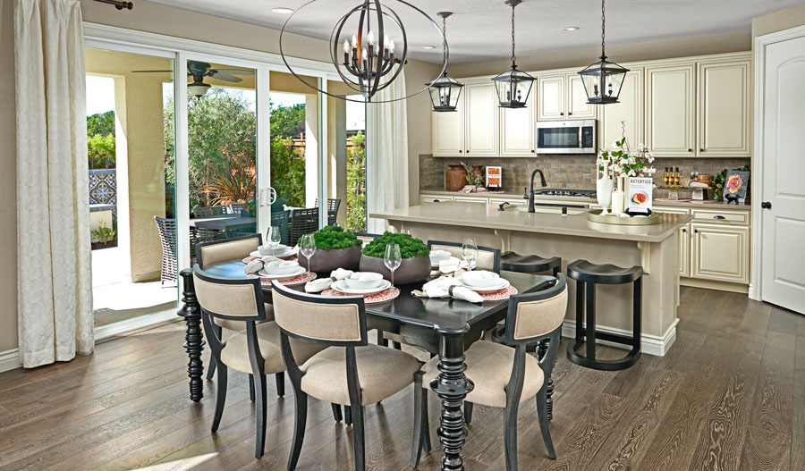 Kitchen of the Sienna plan in Bay Area