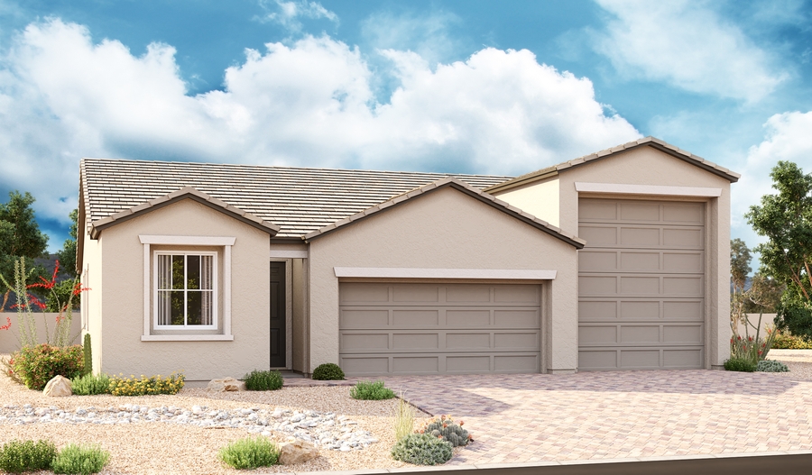 The Bronze Elevation B Exterior B of the Bronze plan
