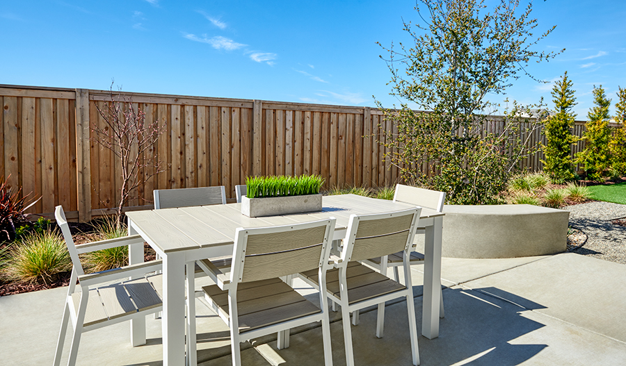 The Decker Patio of the Decker plan