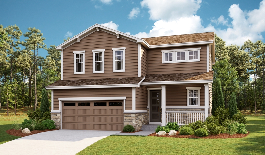 The Coral Elevation A Exterior A of the Coral plan