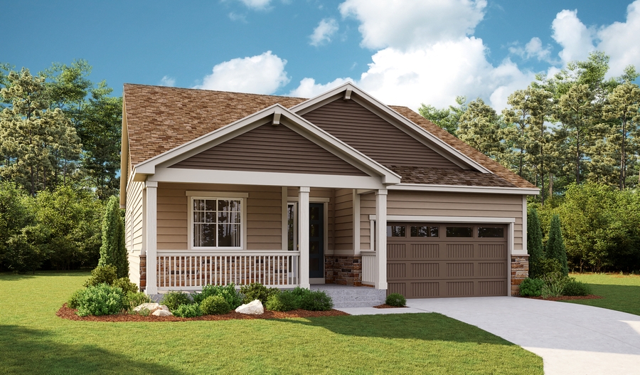 The Avril Elevation A Exterior A of the Avril plan