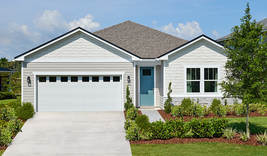 exterior of a beautiful new home