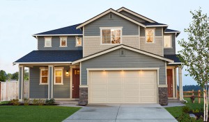 Exterior of two-story Ivy home