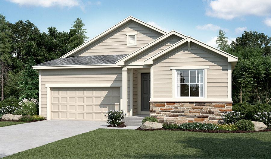 Artist rendering of the Arlington home