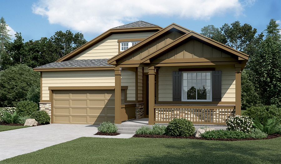 Artist rendering of the Arlington home