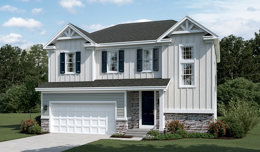 Artist rendering of the Bedford home