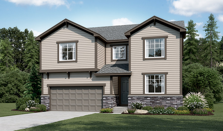 Artist rendering of the Coronado home