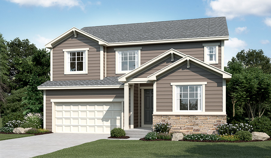 Artist rendering of the Hopewell home
