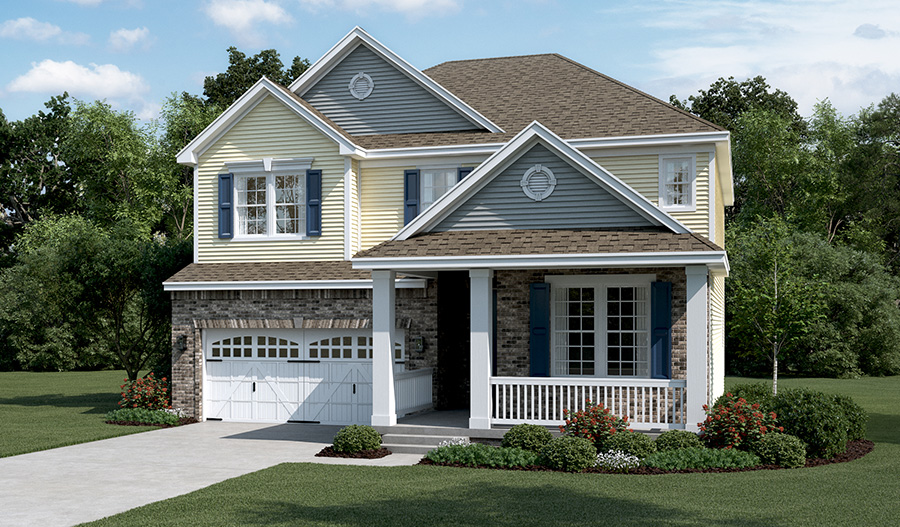 Artist rendering of the Hopewell home