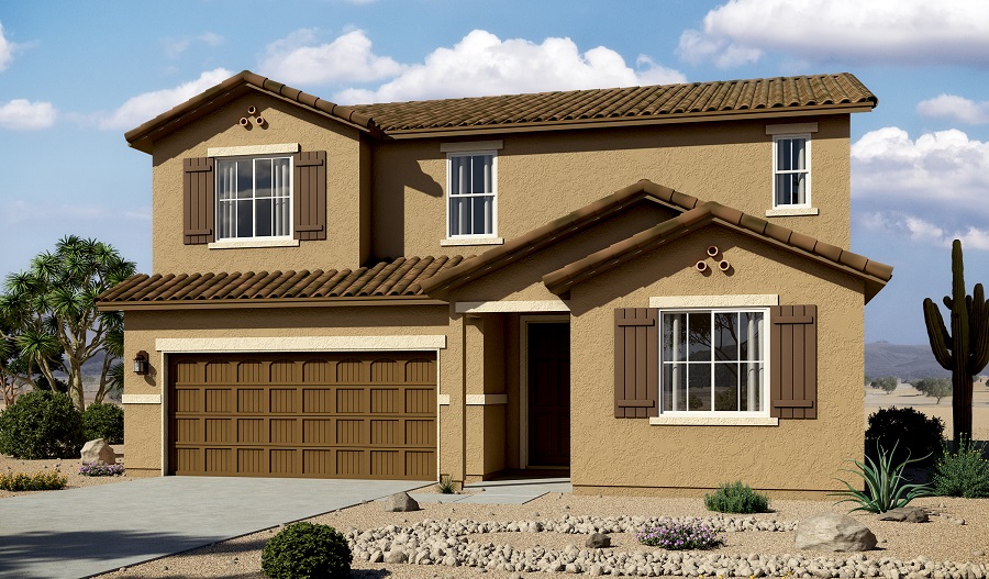 Artist rendering of the Hopewell home