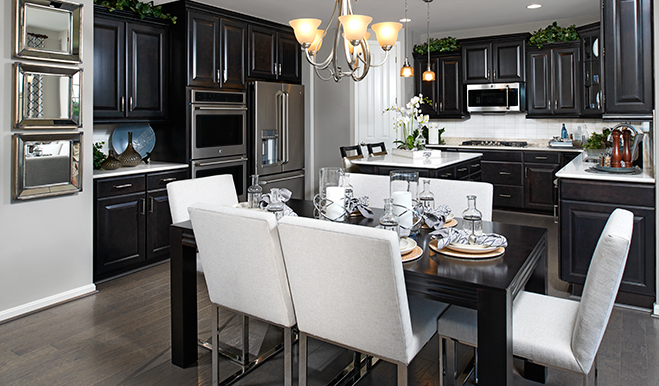 Amy model home kitchen