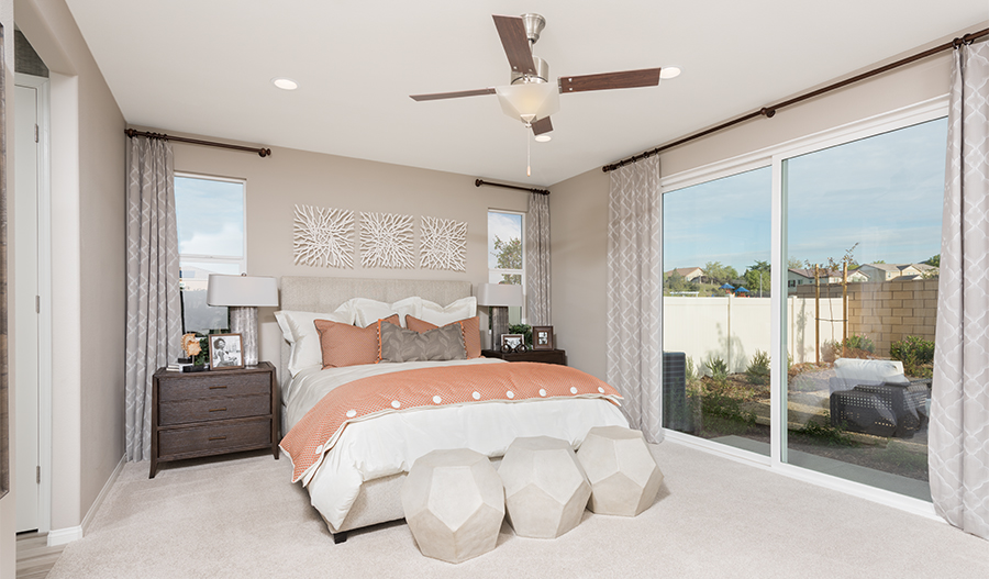 The Julia Model Home Master Bedroom