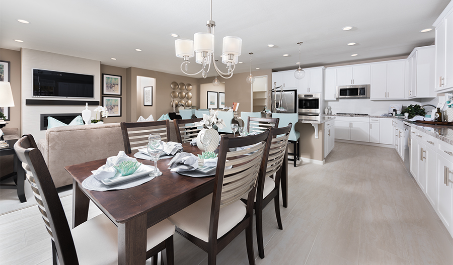 The Paige Model Home Dining Room