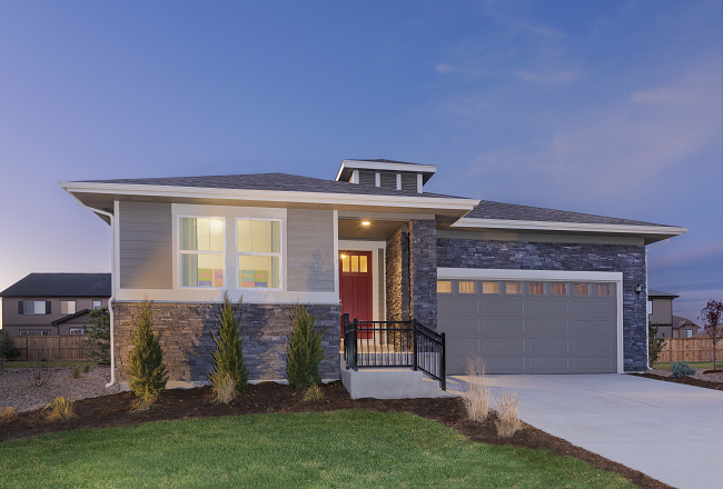 Exterior of Onyx model home