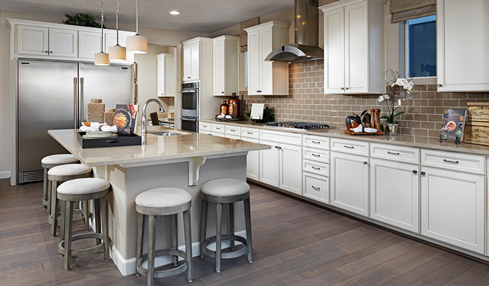 Spacious kitchen with ample cabinetry