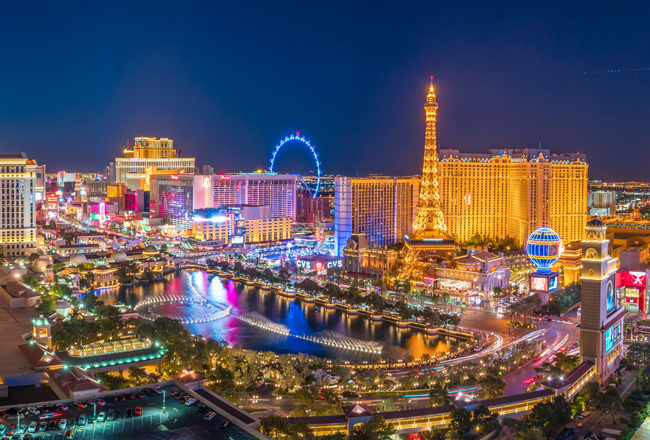 City skyline in Nevada