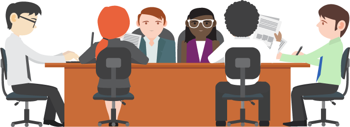 Closing table infographic
