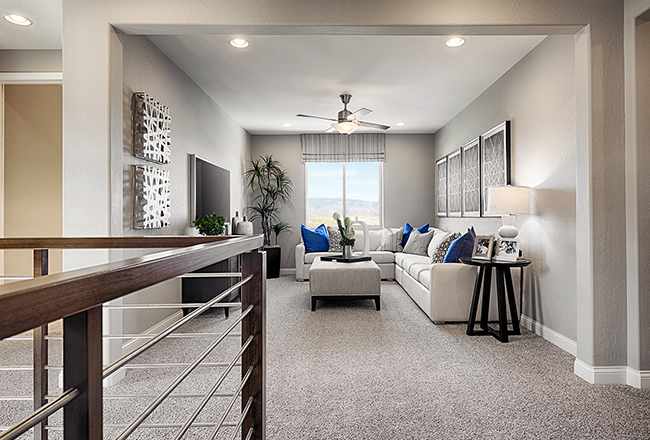 Model of the Coronado floor plan; loft