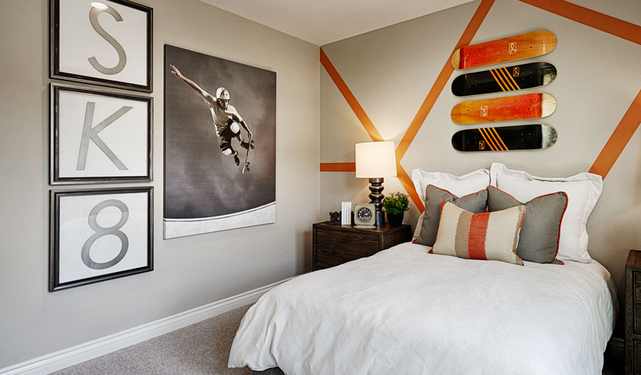 Julia model home guest room