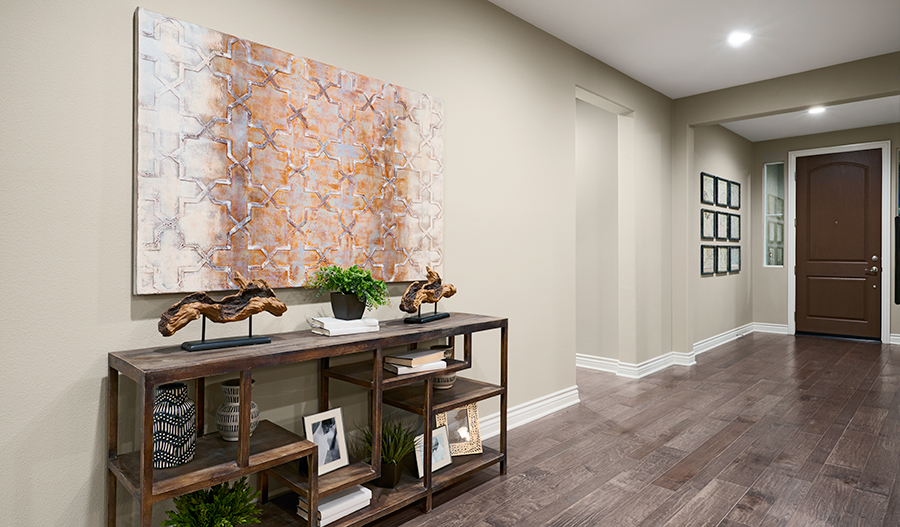 Julia model home entryway