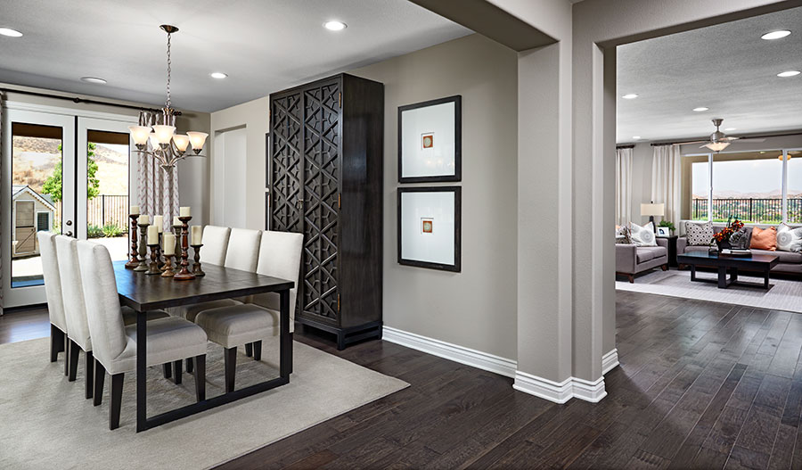 Julia model home dining room
