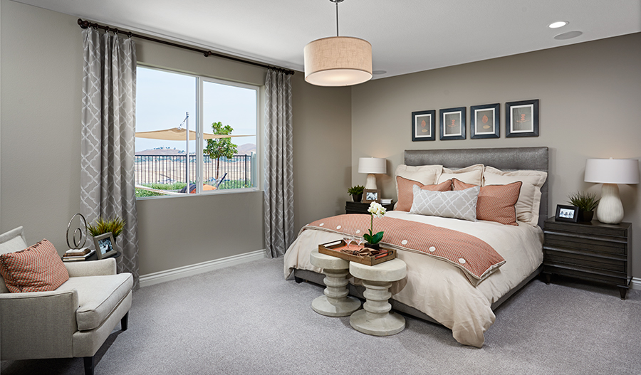 Julia model home master bedroom
