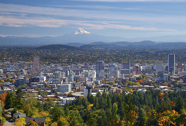 Portland, Oregon skyline