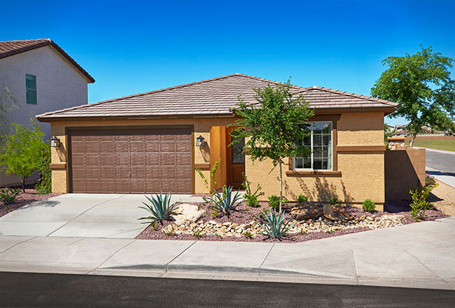 Exterior or ranch-style Amethyst home