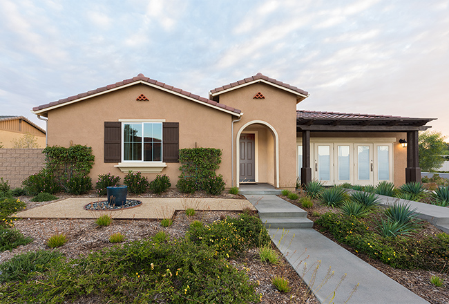 Exterior of ranch-style Paige home