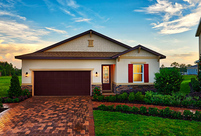 Exterior of ranch-style Ruby home