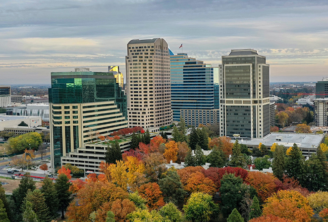 Sacramento skyline