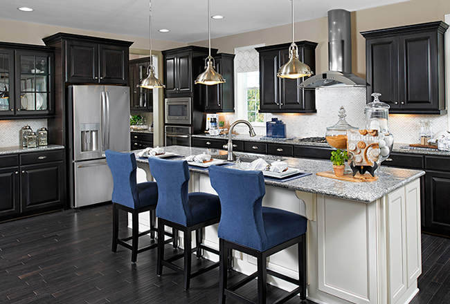 Kitchen with large island