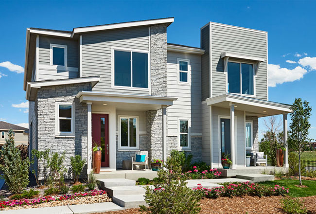 Exterior of paired Urban Collection™ home