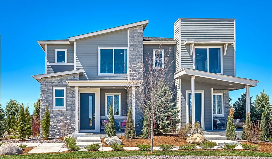 Exterior of paired Urban Collection™ homes