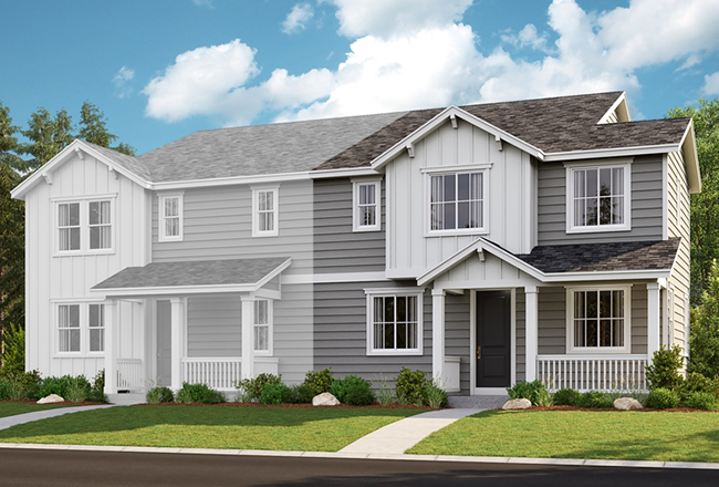 Exterior of paired Norah floor plan